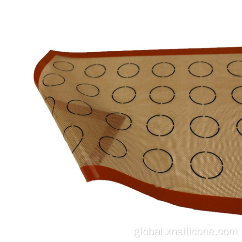 Non-stick reusable heat resistant silicone backing mat